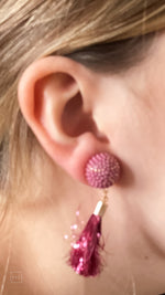 mary kathryn design pink party girl earrings