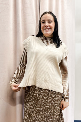 Wishlist Mocha Taupe mesh long sleeve mock neck top WL25-10953