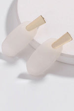 acrylic white earrings kendra scott look-a-likes