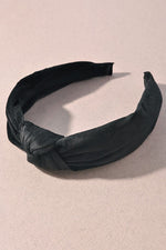 black "velvet" knotted headband LCE-G1HTT8418